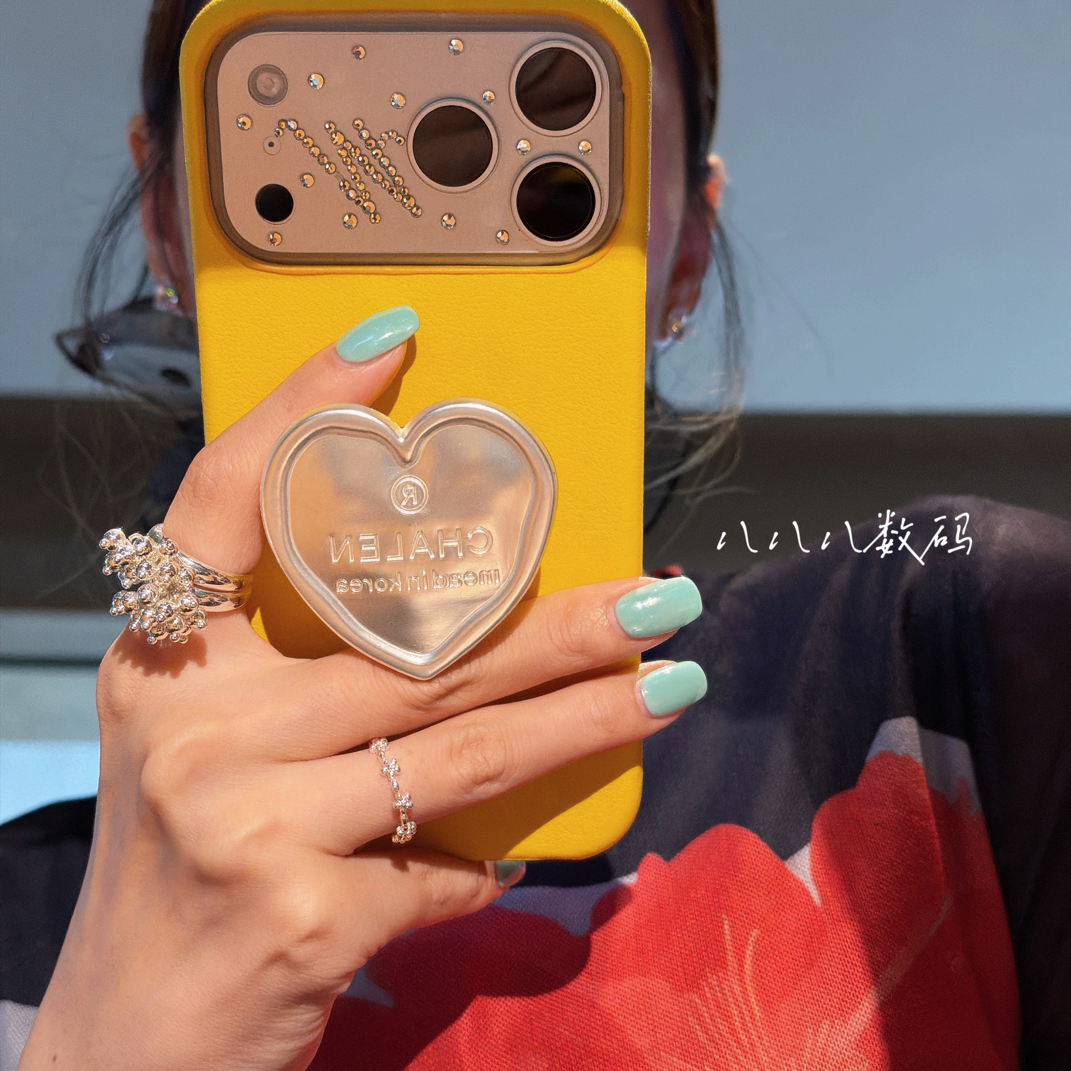 欧美高级感18适用iPhone17promax手机壳16Pro保护套15pm女款13/14半包荔枝纹11/12皮质小众爱心支架时尚新潮