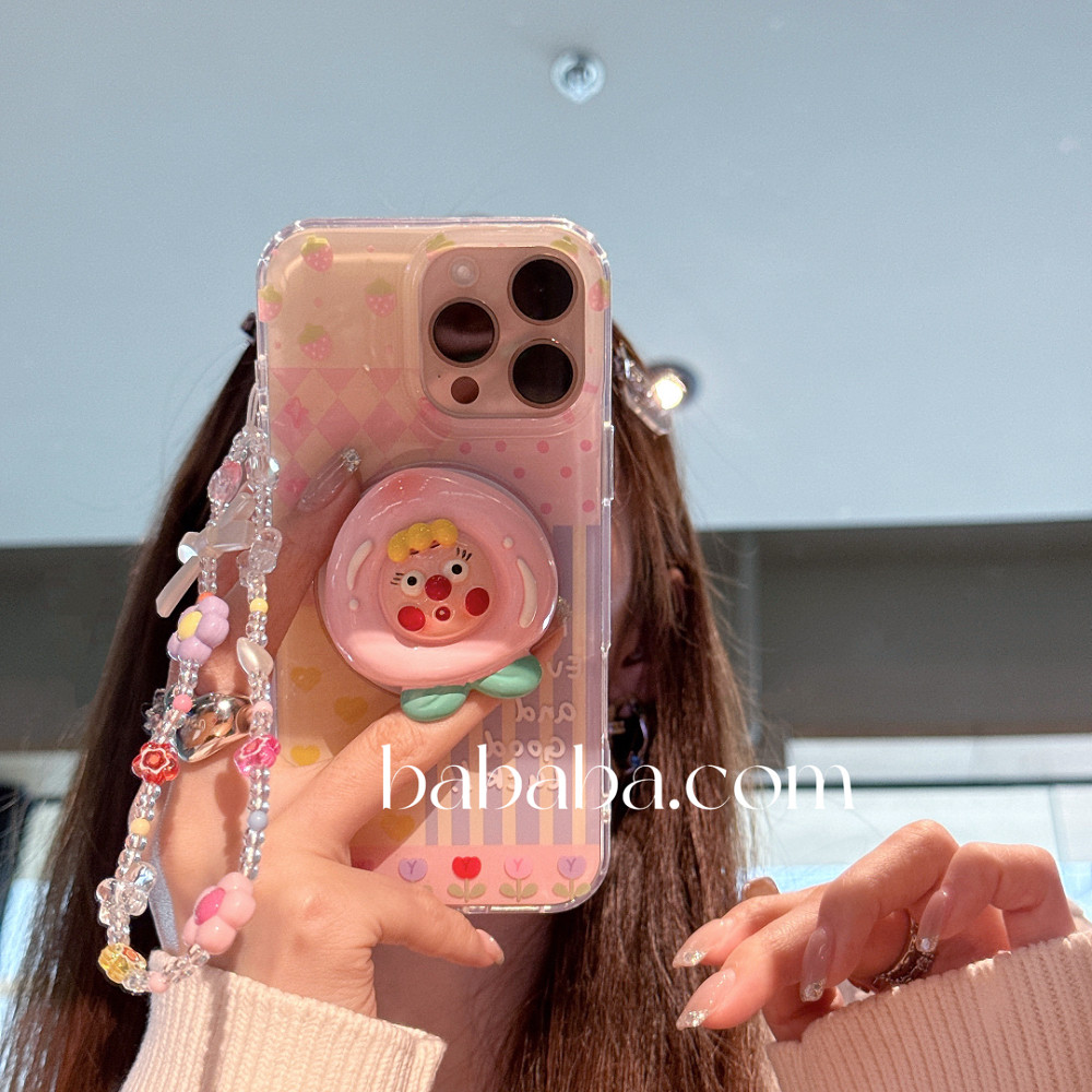 ins风可爱磁吸支架适用iPhone16ProMax手机壳苹果15Pro保护套14pm女款13新款小众防摔日韩个性全包软边时尚潮,3C数码配件,手机保护套/壳,淘宝优惠券,粉丝福利购,淘宝优惠卷