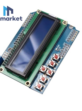 LCD1602 字符液晶屏 输入输出扩展板 Keypad Shield 兼容UNO R3
