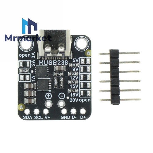 HUSB238 PD诱骗模块 iic控制或固定电平输出