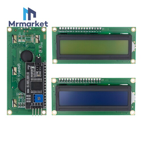 IIC/I2C 1602液晶屏模块 LCD1602A蓝屏/黄绿屏