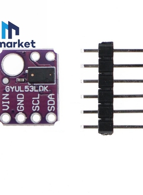 紫色 GY-530 VL53L0X 激光测距传感器 飞行时间测距