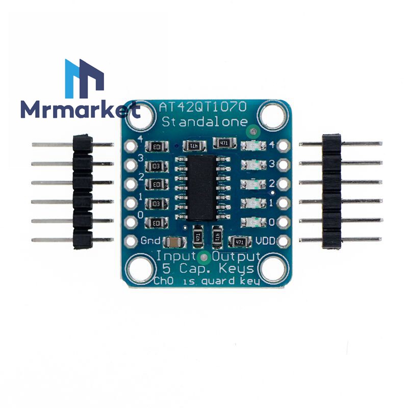AT42QT1070 5-Pad CAP TOUCH 电容屏触摸传感器模块
