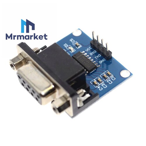 串口模块RS232转TTL模块带收发指示灯232转电平模块MAX3232刷机版