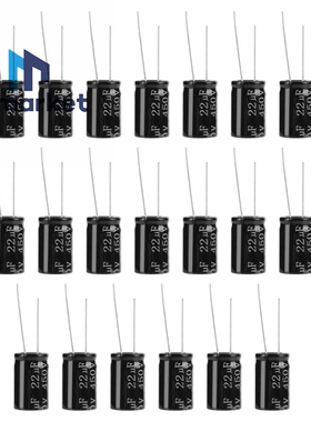 20PCS 450V 22UF 电解电容器【黑色】