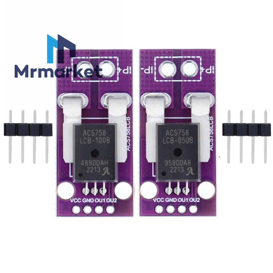 ACS758LCB-050B/100B-PFF-T 线性 电流传感器 霍尔电流模块