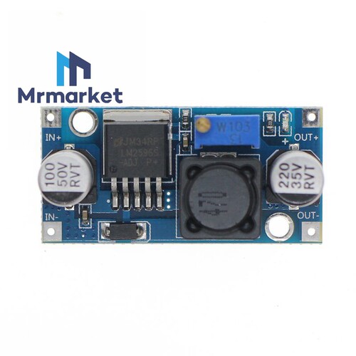 LM2596S-ADJ DC-DC 超小型 可调降压模块 IN3-40V OUT1.5-35V/3A