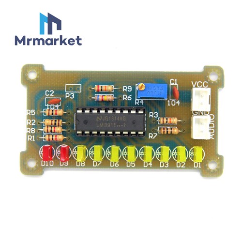 ICSK020A LM3915 趣味10段音频电平指示器套件