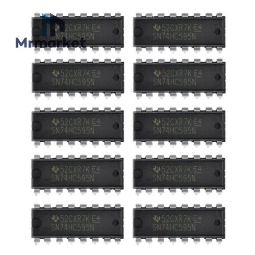 10只 74HC595 74HC595N SN74HC595N DIP-16 逻辑-移位寄存器