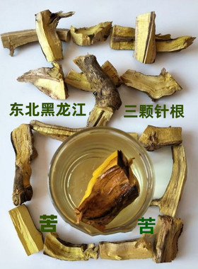 东北三颗针根土黄连刺黄连 野生枸杞子根250g黄连根老根中草材