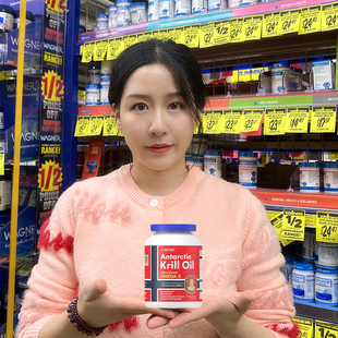 NYO3阿蒙森挪威进口纯南极磷虾油90粒59%磷脂深海鱼油升级omega3
