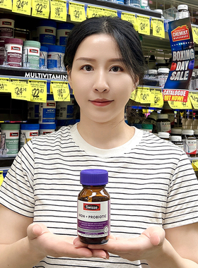 澳洲Swisse铁+益生菌孕妇哺乳期斯维诗补铁补/血贫/血红润瓶30片