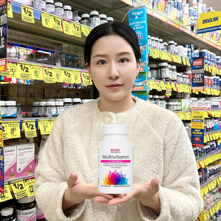 GNC健安喜女性复合维生素120片女士综合缓释片提高代谢免疫力B族