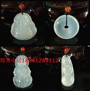 玉吊坠白润四季豆白玉髓福豆玉坠男女款玉观音弥勒佛平安扣吊坠