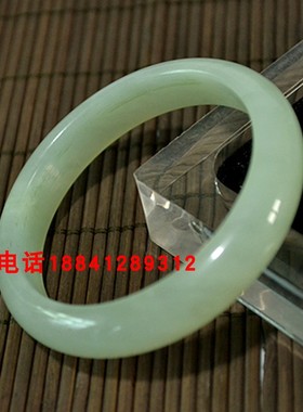 天然玉石辽宁岫岩玉小口径手镯