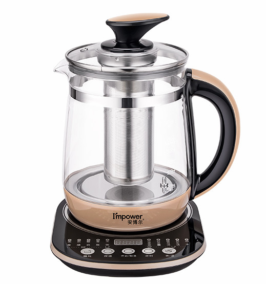 高硼硅加厚玻璃多功能保温养生壶