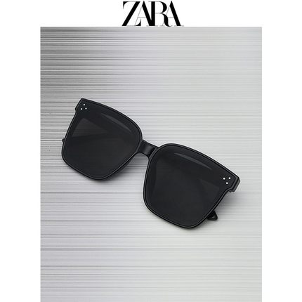 zara墨镜女男2023新款太阳镜眼镜开车偏光防紫外线高级感网红大脸