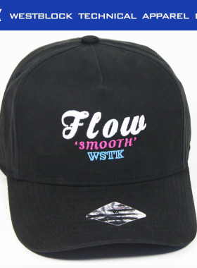 FLOW美国潮牌西海岸帽子硬顶帽休闲美式复古刺绣货车帽嘻哈