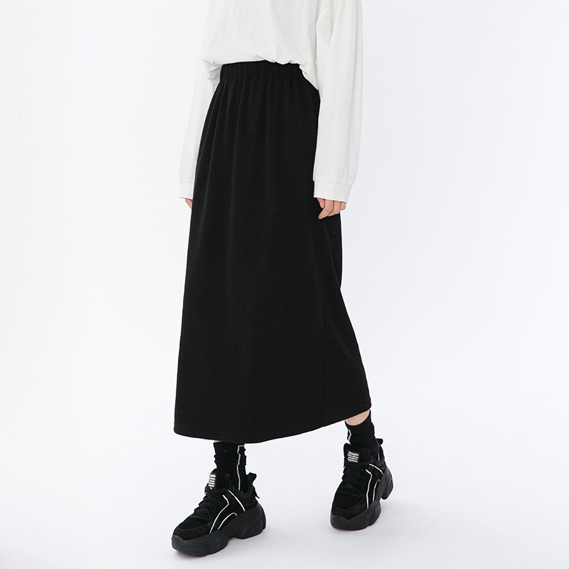 LOVEHEYNEW2019新款韩版森系气质针织裙女春秋高腰黑色蛋糕半身裙|ruв категории Женская одежда, юбка - от Buy2taobao.com для оказания профессиональной услуги покупки агента Taobao