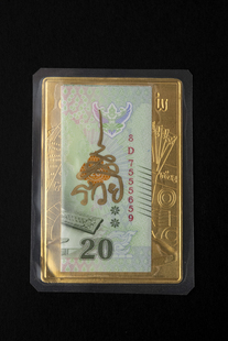 圣佑泰国佛牌 二哥丰带钱母金泊贴卡片 泰国正品带回可放手机钱包