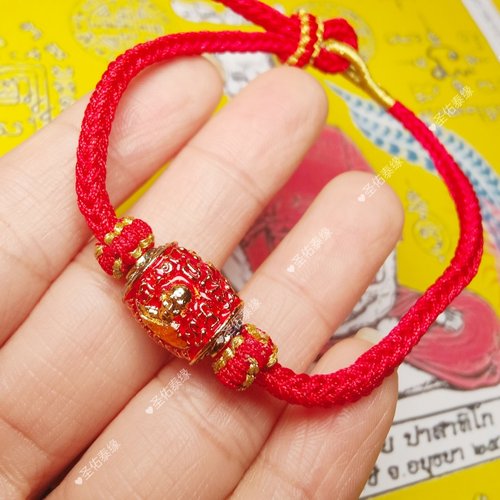 泰国特色龙婆瑞筒珠转y珠手绳吊坠项链合金亚克力挂件手链手串