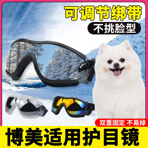 博美专用狗狗护目镜宠物配饰小狗墨镜防风眼镜小型犬太阳镜防风镜