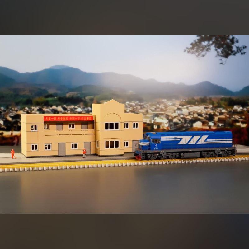 站房车站火车模型沙盘建筑