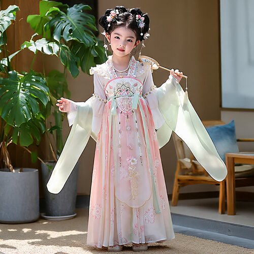 披帛2026女童国风汉服连衣裙