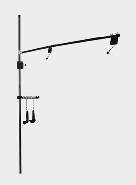 VR头盔支架伸缩吊臂摇臂免孔VIVE眼镜吊架收线悬臂Index基站PSVR2