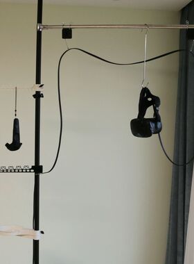 HTC VIVE头盔手柄支架VR眼镜吊架配件悬挂钩PSVR2自由行不占空间