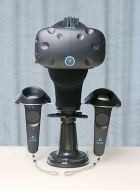 HTC VIVE眼镜支架手柄收纳桌摆吸盘VR头盔展示Quest小派水晶PSVR2