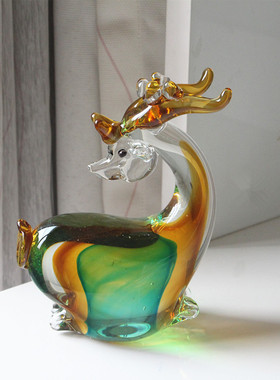 琉璃福禄漂亮北欧风客厅工艺品