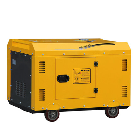 上海东明DONMIN三相380V低噪静8KW柴油发电机小型应急SD10000LE/3