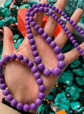 紫云母单圈手链紫色水晶项链