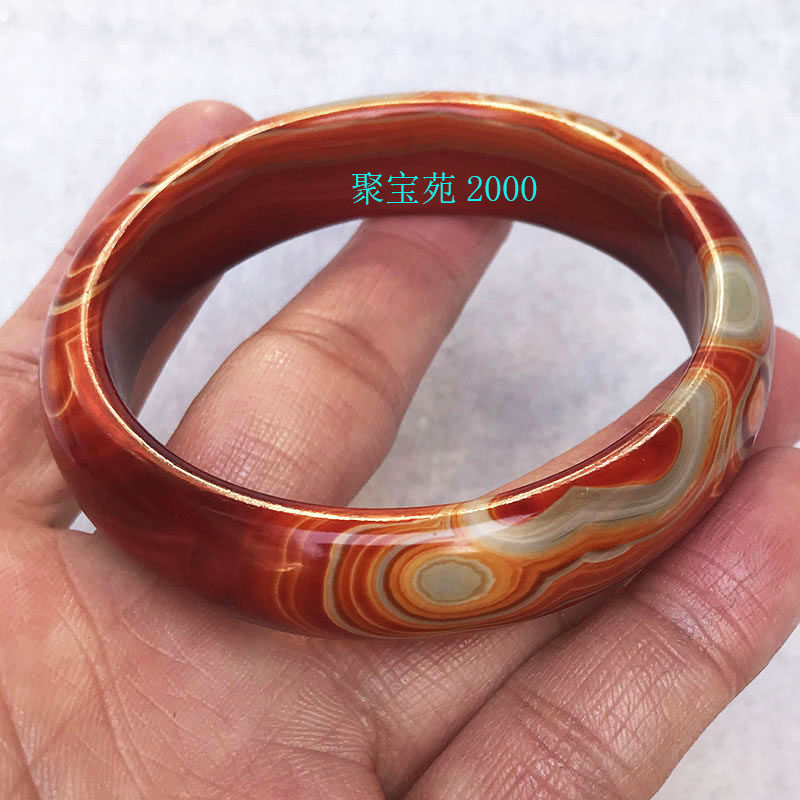 天然满肉战国红玛瑙手镯女款镯子简约饰品缠丝手镯水晶时尚首饰,珠宝/钻石/翡翠,手饰,淘宝优惠券,粉丝福利购,淘宝优惠卷