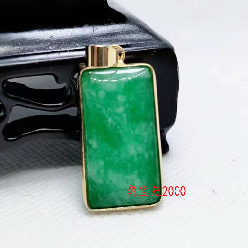 干青平安无事牌吊坠方牌挂坠