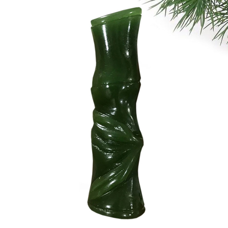 和田玉碧玉竹节吊坠男女玉石