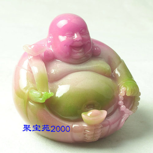 舒俱来弥勒佛像摆件玉石摆件