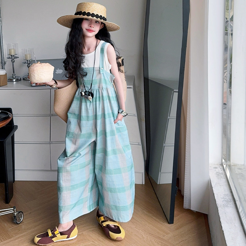 女童裙子套装夏季2025新款中套装