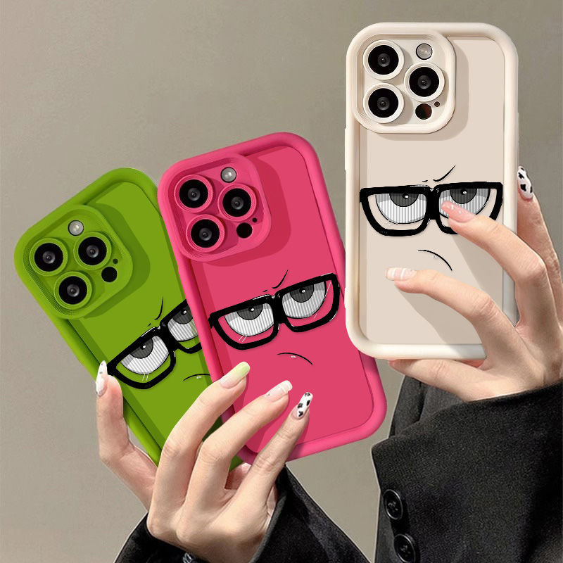 Fun angry emojis case适用iPhone15PorMax软cover11/12/13/14壳