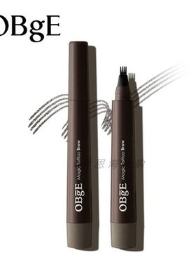李帝勋同款韩国OBGE眉笔男士魔术三叉自然灰色不晕染2ml持久眉笔