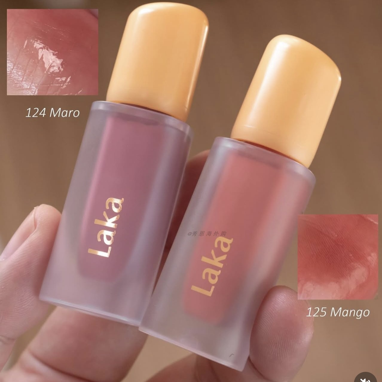 现货韩国Laka果汁染唇液