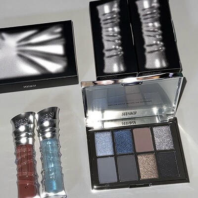 韩国risky八色眼影盘哑光珠光