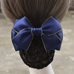 头花发网职业发饰护士头花新款酒店银行电信邮政网兜特价包邮