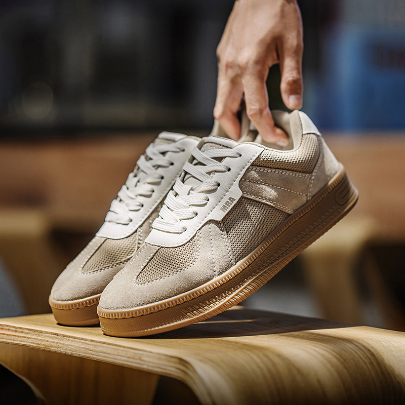 MRA改良德训鞋男鞋2025秋季新款厚底运动休闲鞋复古百搭板鞋潮鞋