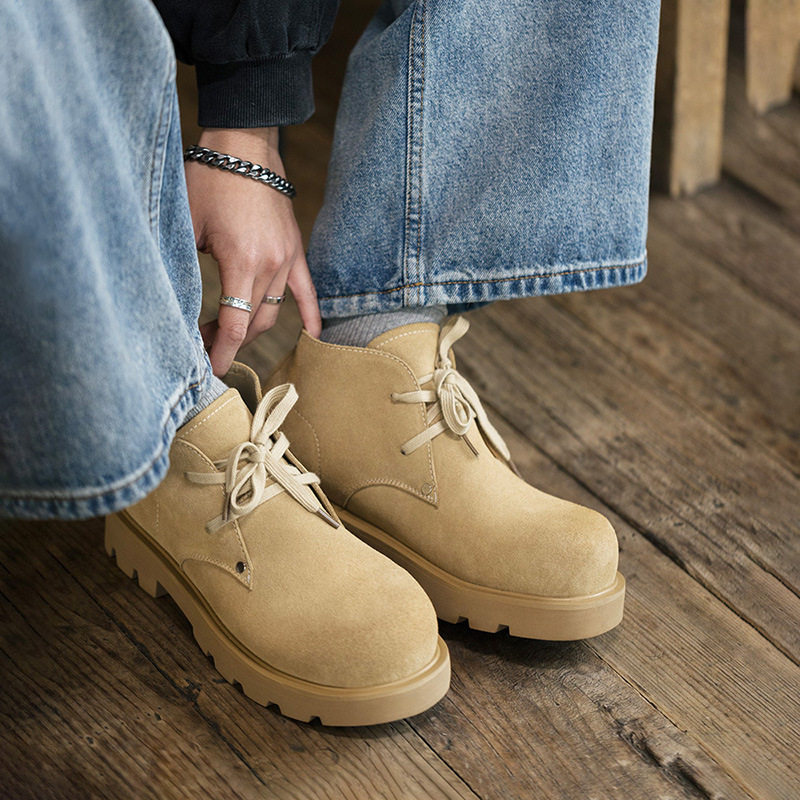 米奇圆头马丁靴MRA德比鞋