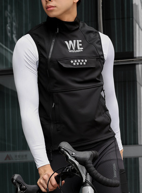 沃萨维秋冬加绒保暖防风马甲背心多口袋复古防寒防泼水无袖BD231