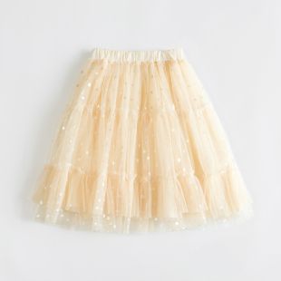 半身裙纱裙 纯棉布裙子女童 欣易雪法单童装