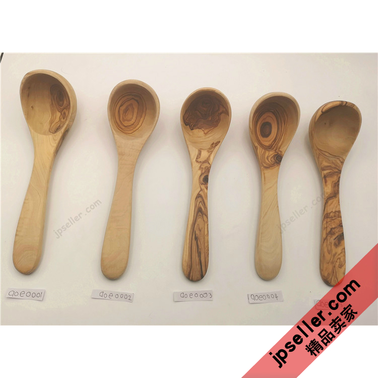 橄榄木汤勺粥勺咖啡豆无漆整木