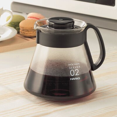包邮日本Hario哈里欧V60咖啡分享壶玻璃茶壶可爱壶360 600 800ml